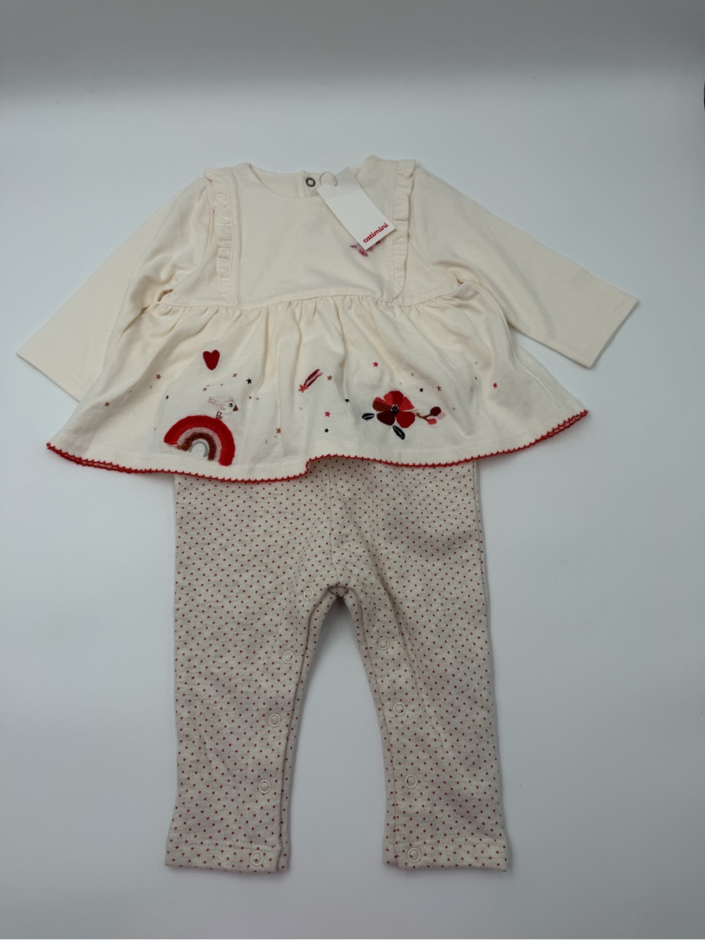 Catimini embroidered one piece 12 months